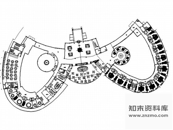 施工图上海异型酒店局部室内装修图