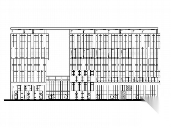 [安徽]现代风格大型商业综合体建筑施工图