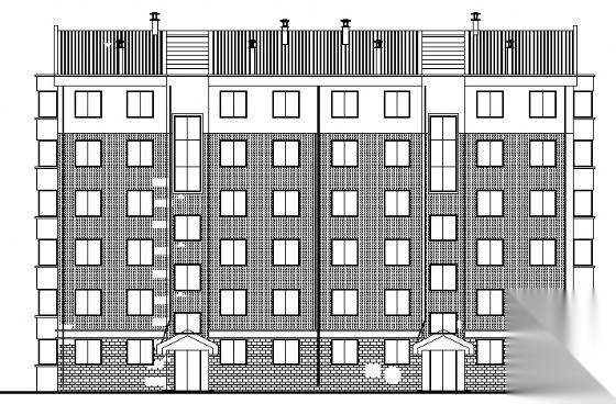 北方某度假小区六层住宅楼建筑结构施工图