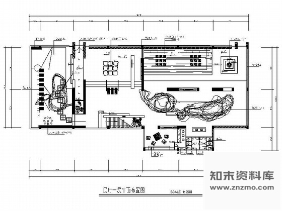 施工图北京某四层陶瓷展厅室内装修施工图含实景