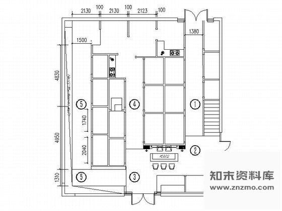 施工图某瓷砖展厅瓷砖铺贴设计图