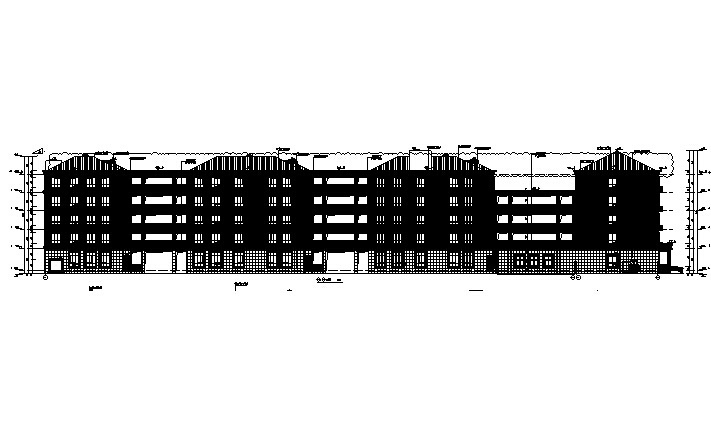 [安徽]多层新中式风格小学办公楼及综合楼建筑施工图（...