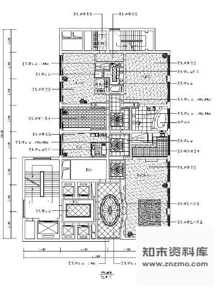 图块/节点总统套房平面图二