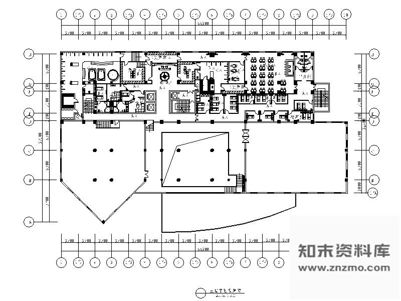 施工图山东某五星级大酒店室内装修图