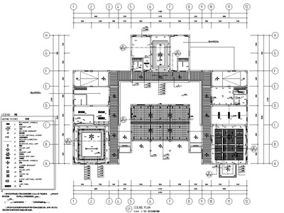 欧陆风格二居室130㎡住宅装修施工图设计 平层