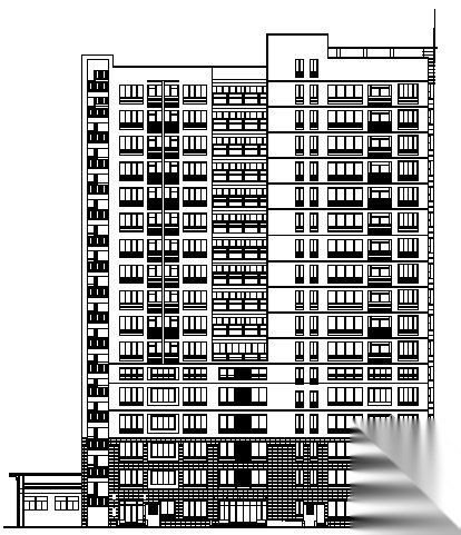 某十六层住宅楼建筑施工图