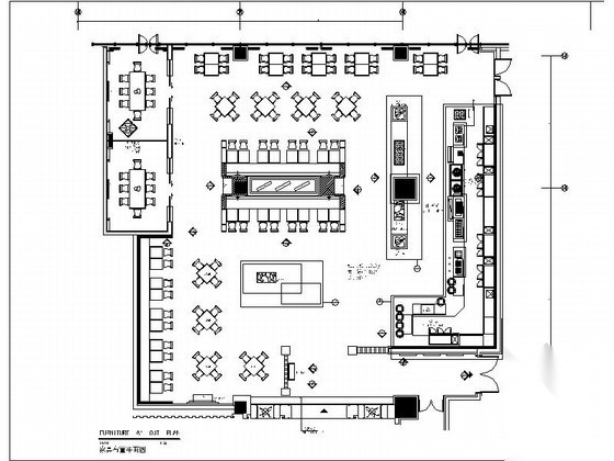 江苏 某知名全日制餐厅室内施工图 含效果