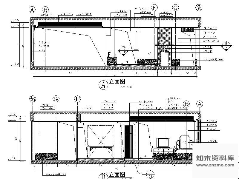 主卧立面 施工图