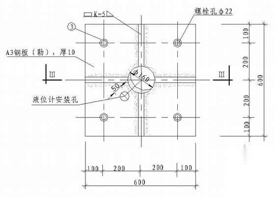 某水源地深井泵房工艺设计图 市政给排水