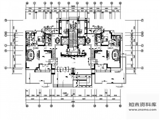 施工图某集团办公室装饰图纸