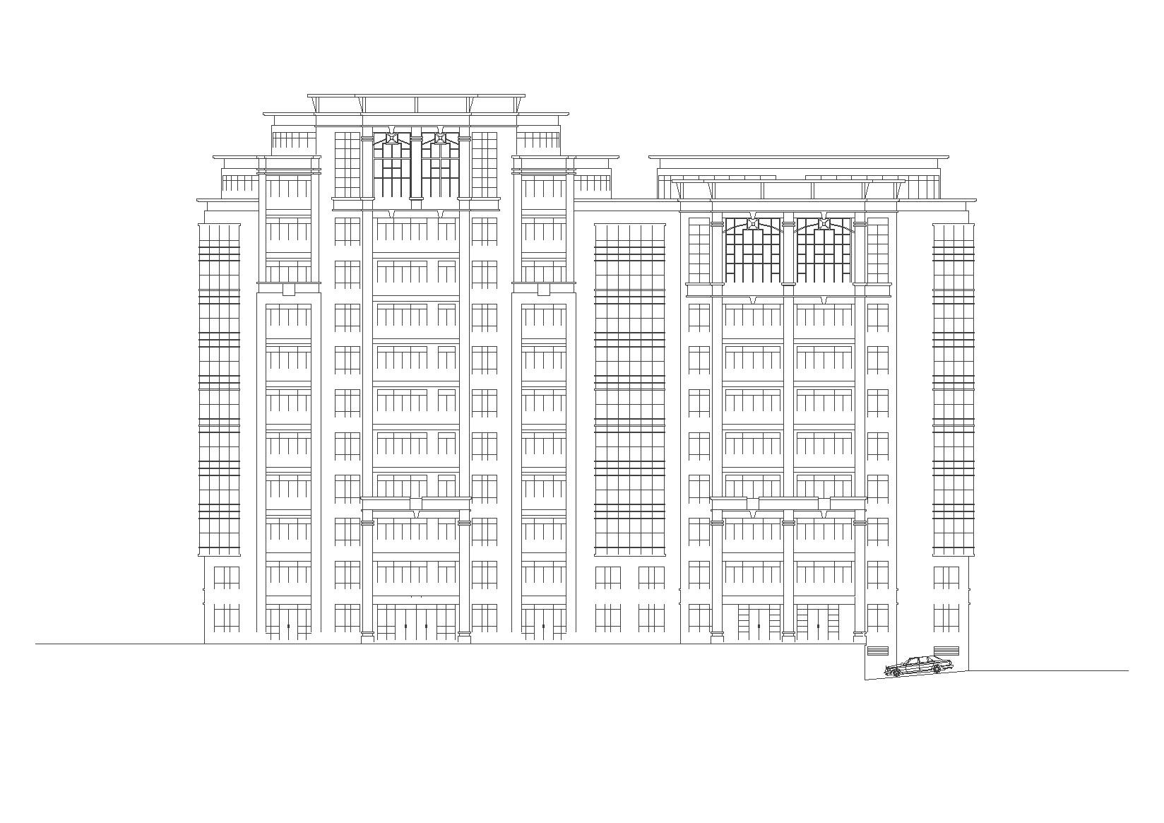 南京汉府雅苑住宅建筑建筑施工图（含多栋住宅楼）