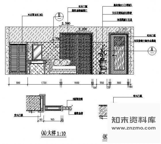 图块/节点装饰墙面