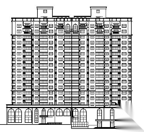 某十七层住宅楼建筑设计施工图