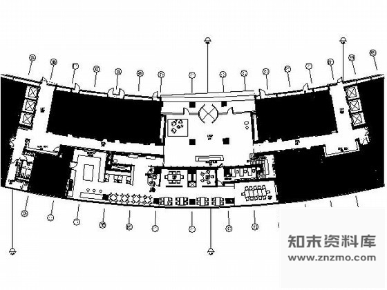 施工图大连某西山服务公寓装修图