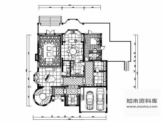 施工图上海海派风情基调现代风格高层住宅别墅装修施工图