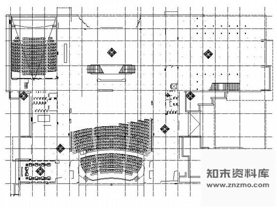 施工图河北高级现代时尚数字影剧院室内装修施工图含方案