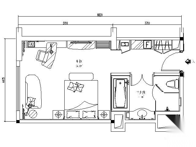 海景酒店套房施工图Ⅱ 客房