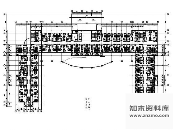 图块/节点五星级花园酒店平面设计图