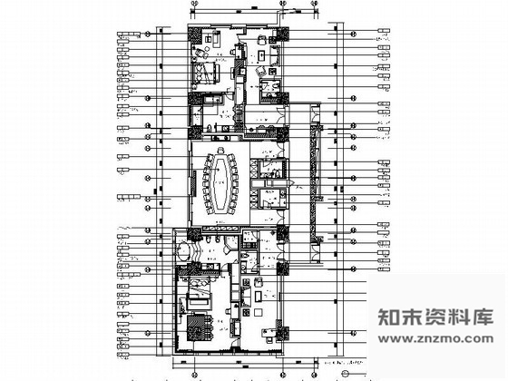 施工图扬州知名酒店T6客房装修图