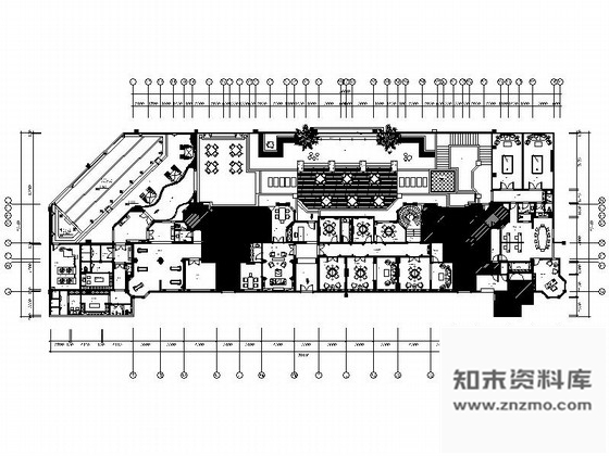 施工图浙江某精装会所室内装修CAD施工图