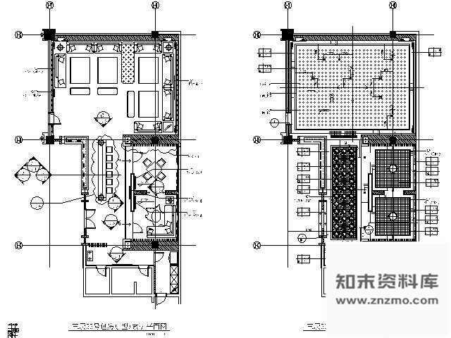 施工图170㎡豪华夜总会包房施工图