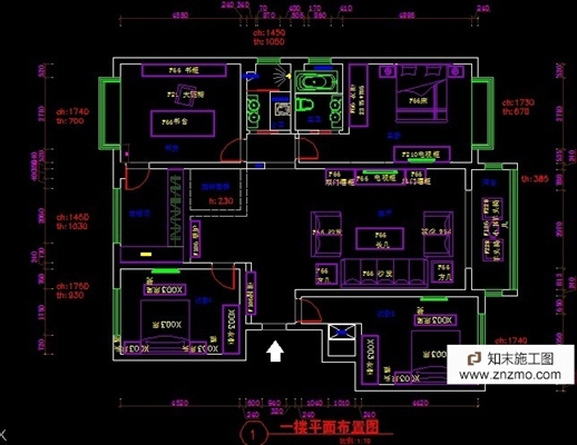 紫苑星城欧式古典施工图 cad2007