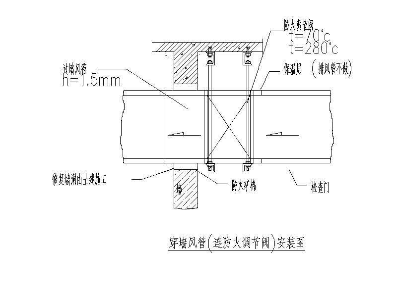 暖通空调安装大样图CAD