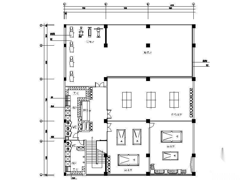 600平米健身中心装饰设计图