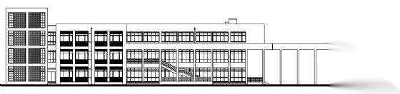 衢州某学院四层食堂建筑施工图