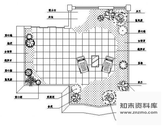 施工图茶艺馆装饰图