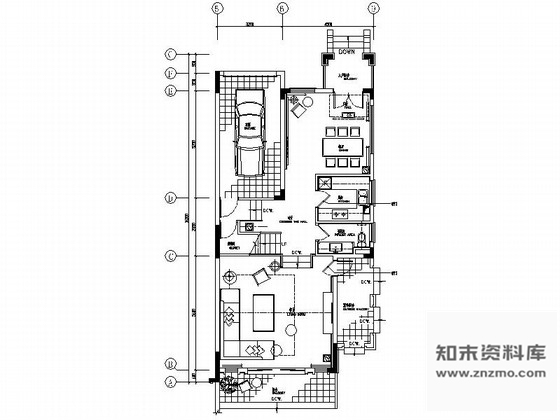 施工图广州现代简约三层别墅样板间装修图含效果