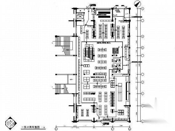 [杭州]某商贸公司超市室内装修图