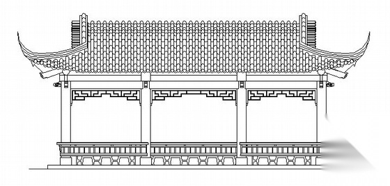 [徐州市]某市水榭建筑施工图