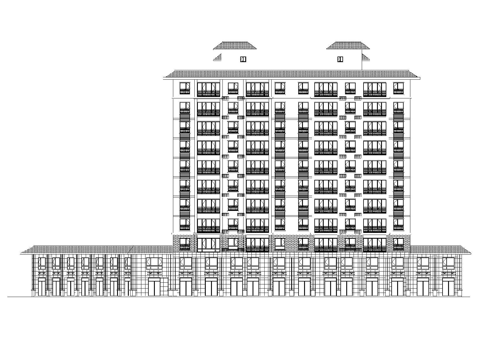 [甘肃]水韵茗庭住宅小区建筑施工图