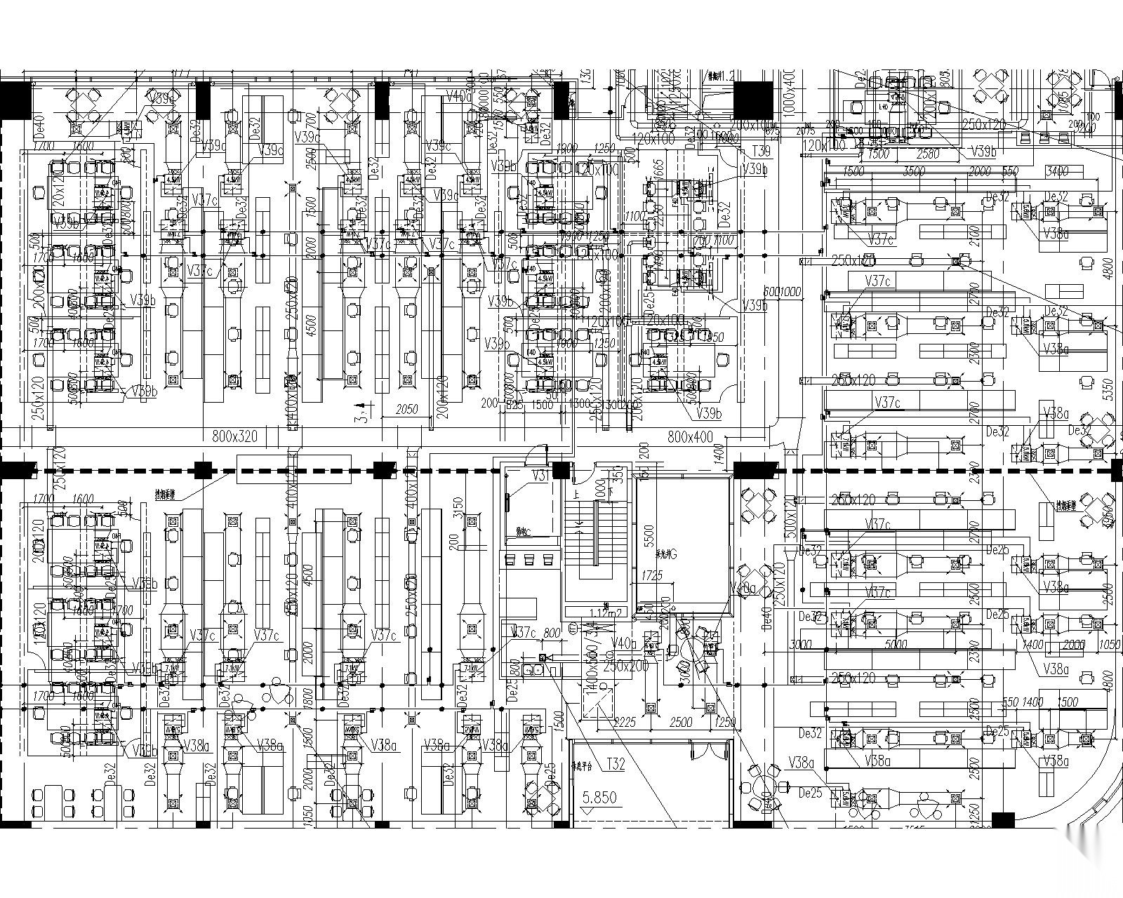 同济科技园A楼施工图刻盘暖通设计全套图纸（含燃气系... 建筑暖通