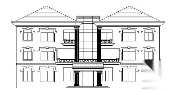 北方别墅建筑施工图