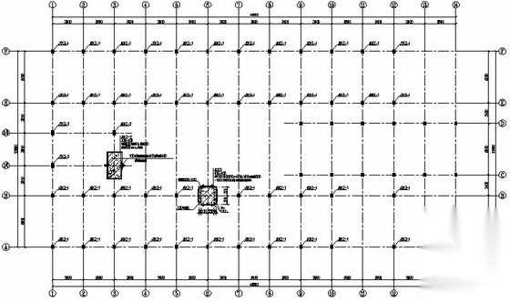 污水厂综合楼增层扩建加固施工图 抗震加固结构