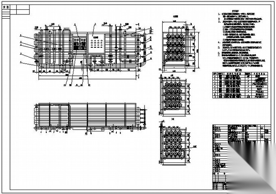 75吨每小时反渗透总装图