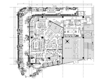 [广东]珠海胡桃里音乐餐厅室内装饰施工图