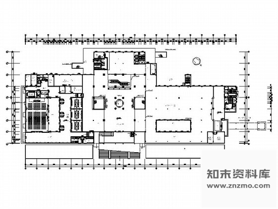 施工图重庆某国际园林博览会展馆室内装饰装修图含实景