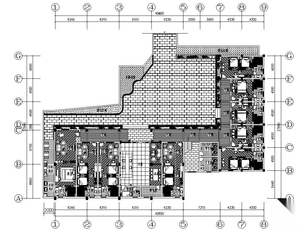 [云南]白族民居特色酒店施工图（含效果）