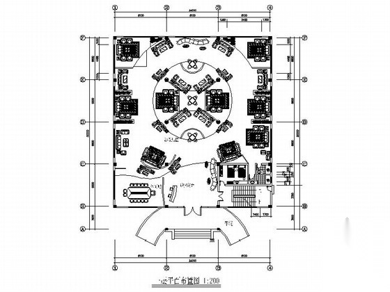 [山东]某知名家具展厅室内装修施工图