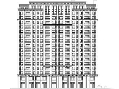 [江苏]江阴澄地居住区建筑施工图设计（CAD）