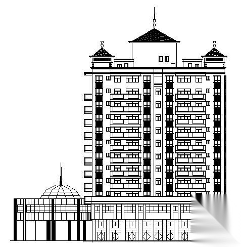 高层住宅建筑施工图