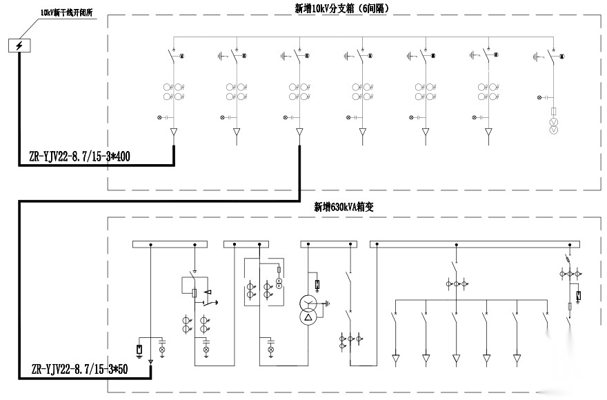 [重庆]体育局附属设施新装配电工程电气施工图 建筑电气