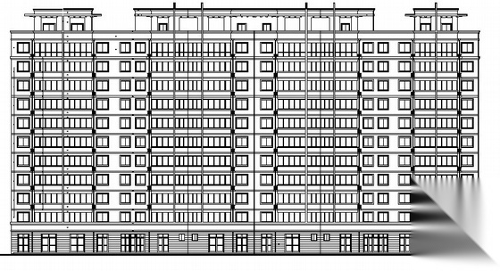 某十一层住宅楼建筑施工图