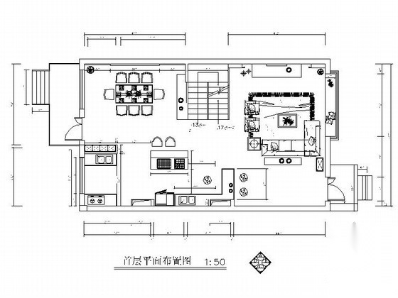 唯美联排三层别墅室内装修图