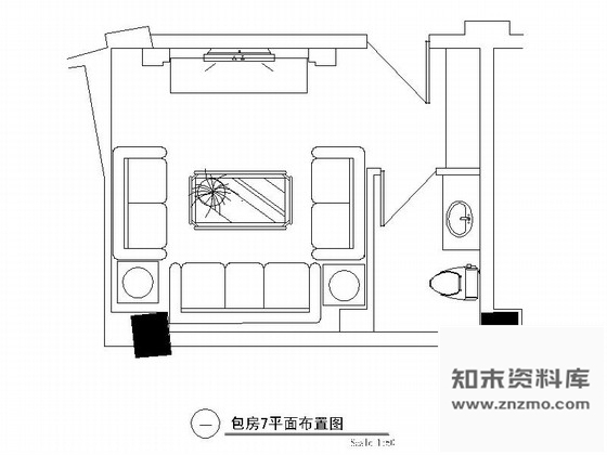 施工图某欧式娱乐会所包房7装修图